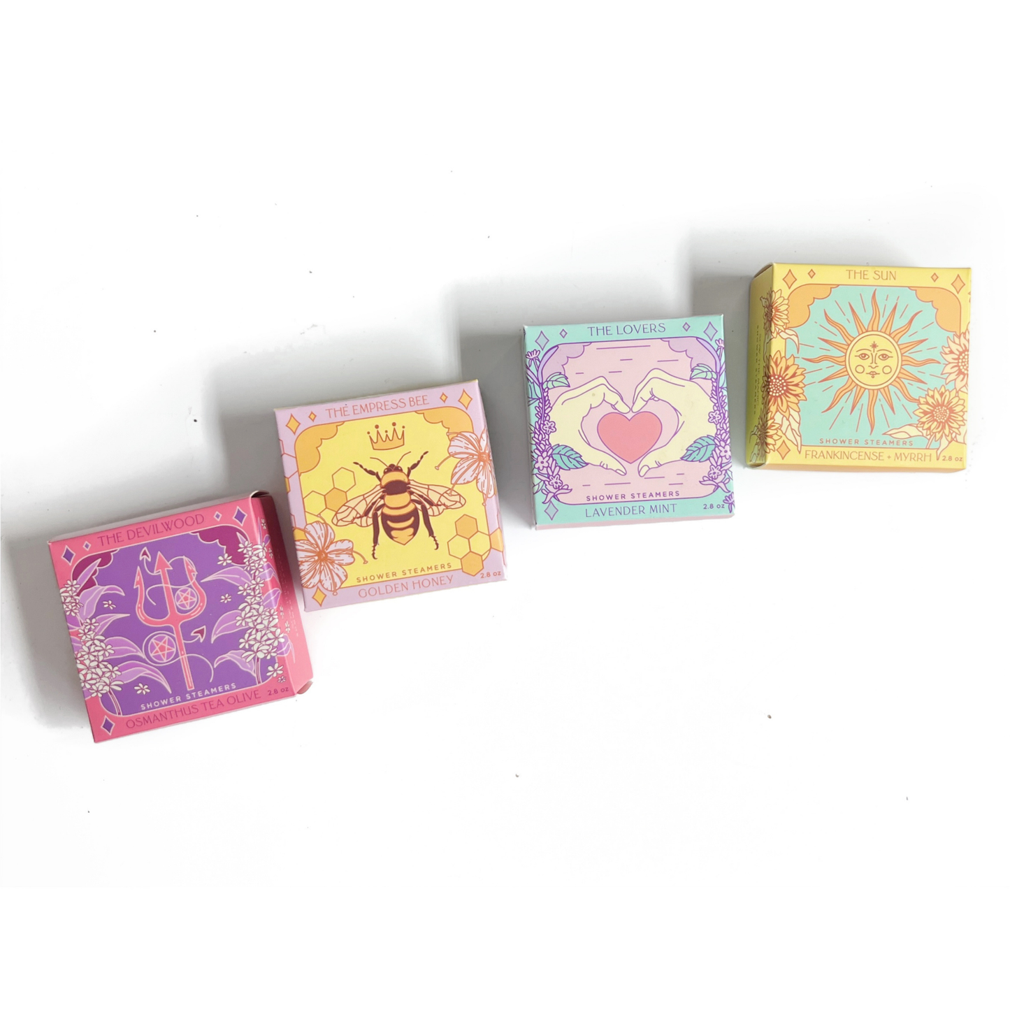 The Sunflower Shower Steamer Set in Frankincense