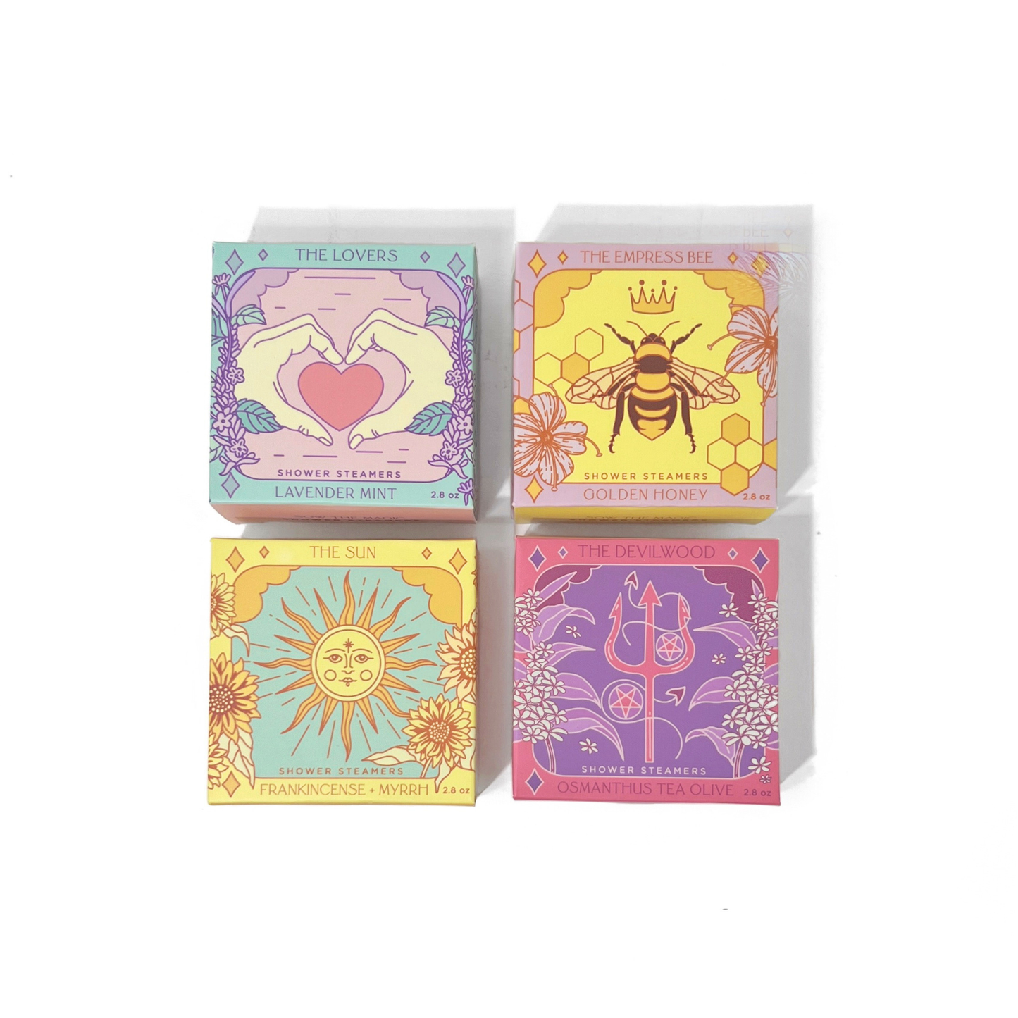 The Sunflower Shower Steamer Set in Frankincense