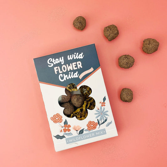 Stay Wild Flower Child Seed Ball Gift Box