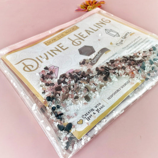 Divine Healing Gemstone Cosmetic Bag