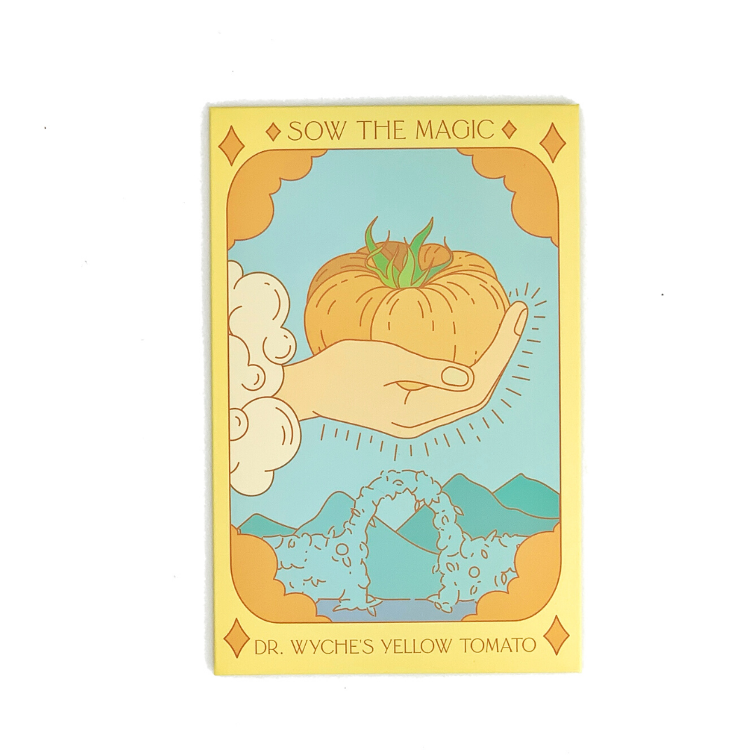 Dr. Wyche's Yellow Tomato Tarot Seed Packet