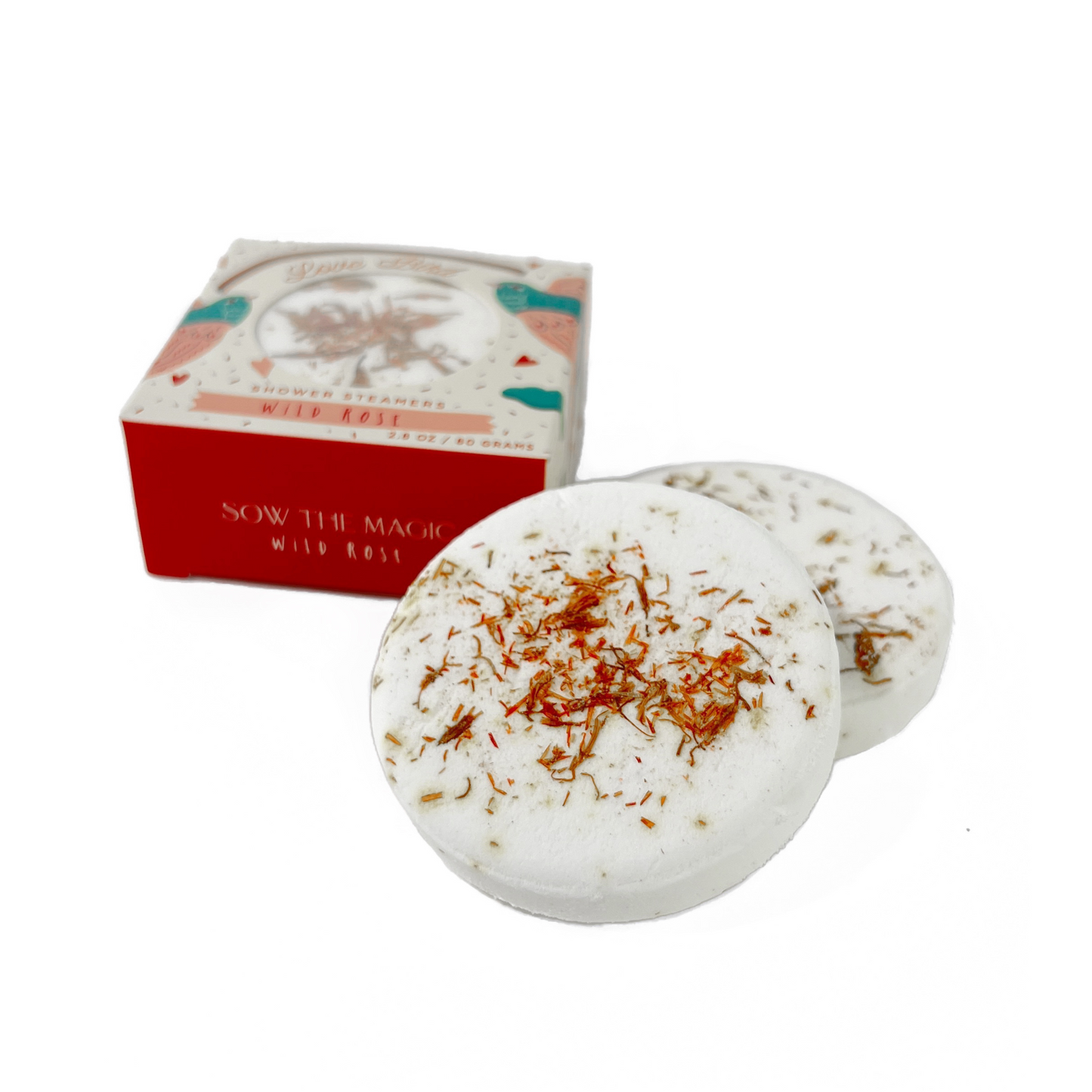 Love Bird Wild Rose Shower Steamer Set