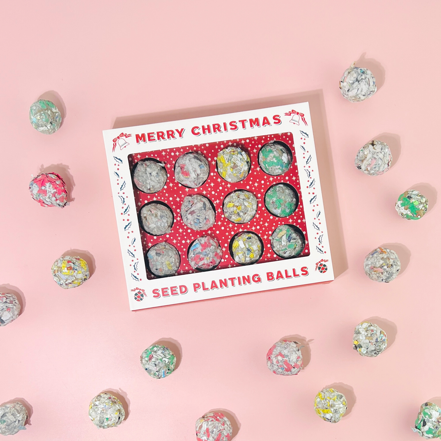 12 Days of Planting Christmas Seed Ball Set