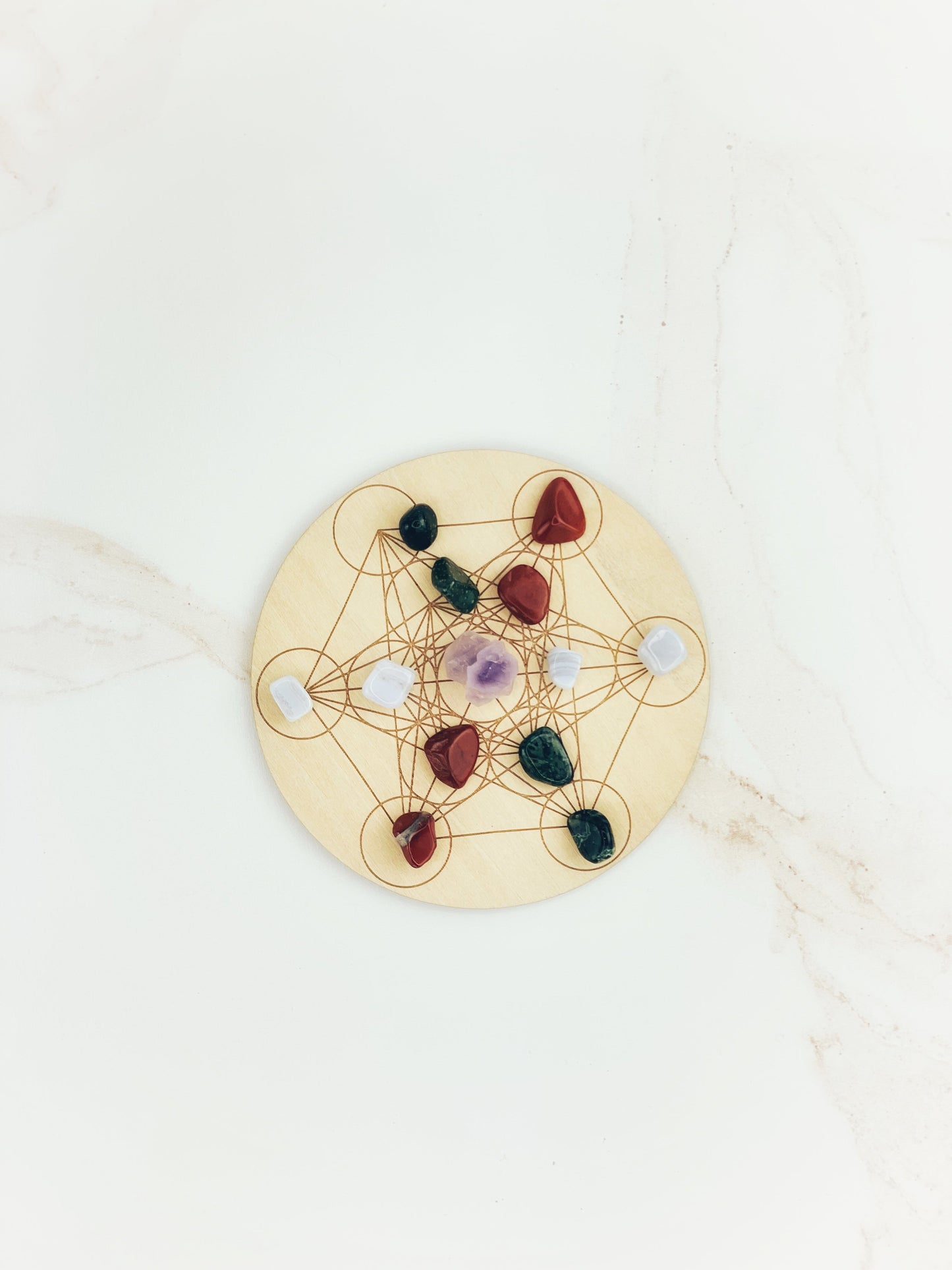 Energy Merkaba Metatron's Crystal Grid Board