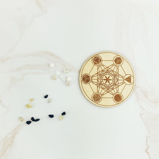 Healing Metatron's Crystal Grid Board