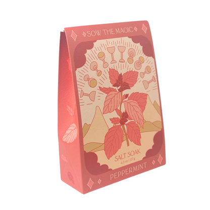 Peppermint Tarot Salt Soak