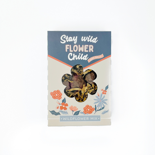 Stay Wild Flower Child Seed Ball Gift Box