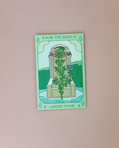Garden Thyme Tarot Seed Packet