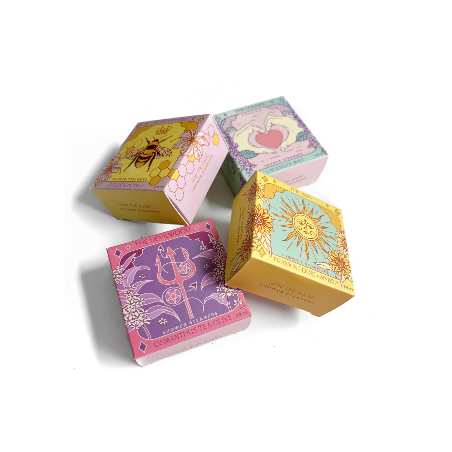 The Sunflower Shower Steamer Set in Frankincense