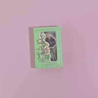 Lemon Balm Tarot Botanical Bath Tea Box
