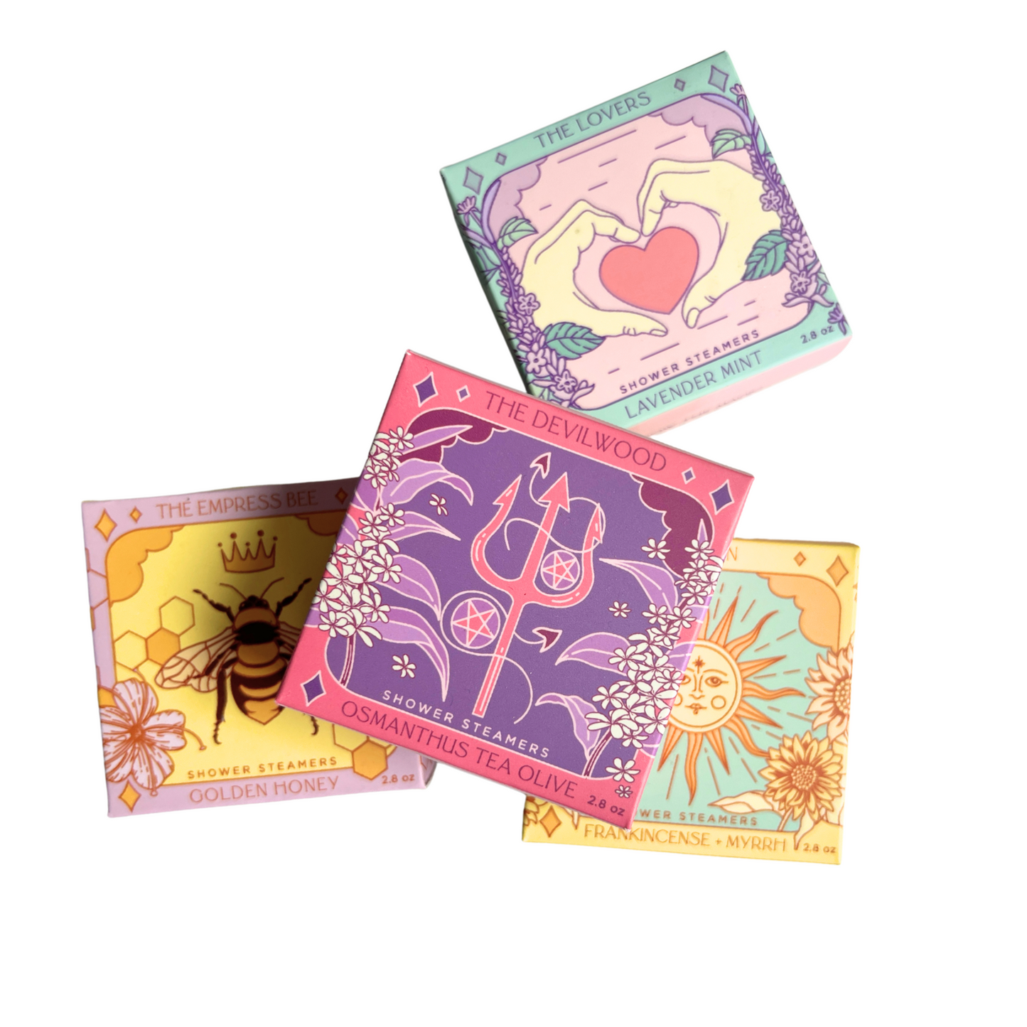 The Sunflower Shower Steamer Set in Frankincense