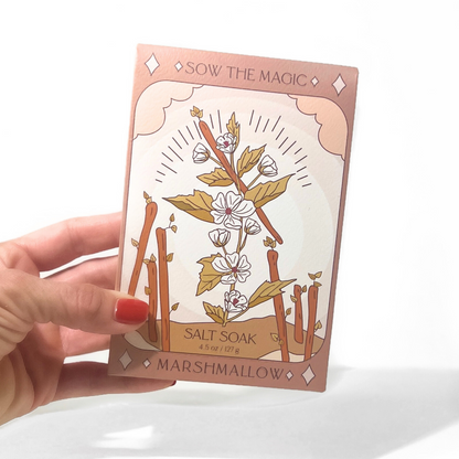 Marshmallow Tarot Salt Soak