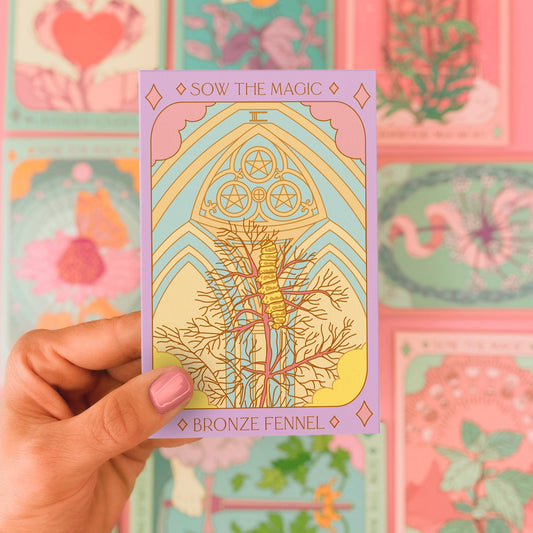 Bronze Fennel Tarot Seed Packet