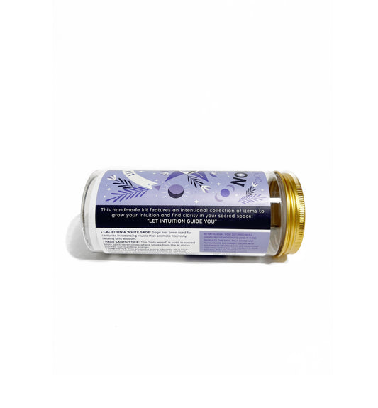 Intuition Ritual Kit with Amethyst, Palo Santo + Sage