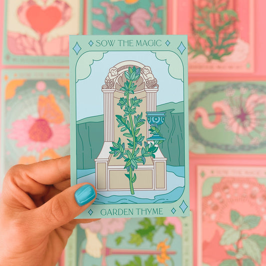Garden Thyme Tarot Seed Packet