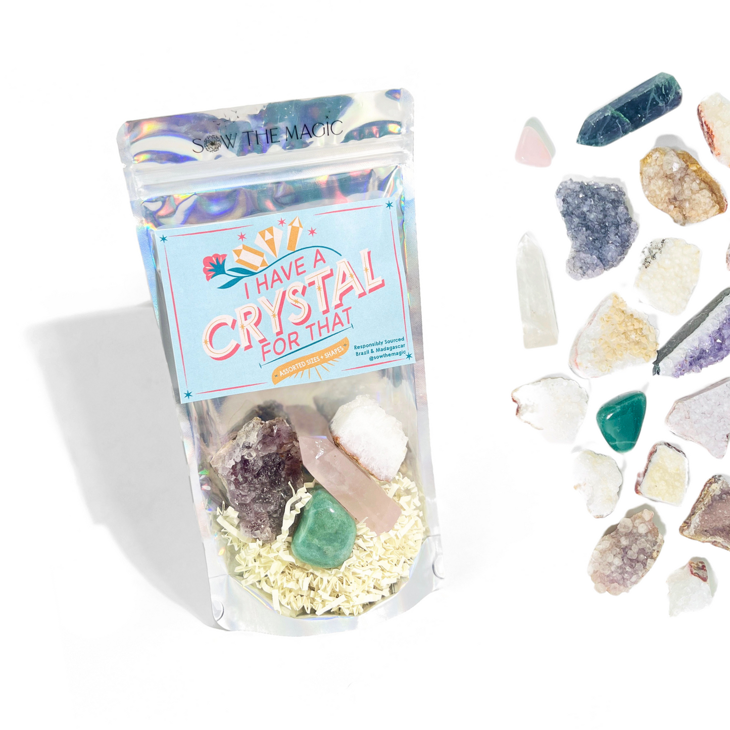 I have a ❤️ CRYSTAL for that! A Bag of Natural Assorted Crystals