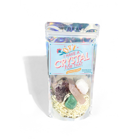 I have a ❤️ CRYSTAL for that! A Bag of Natural Assorted Crystals