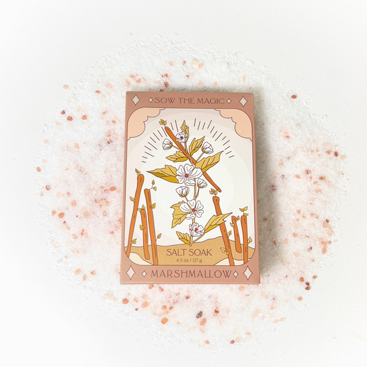 Marshmallow Tarot Salt Soak