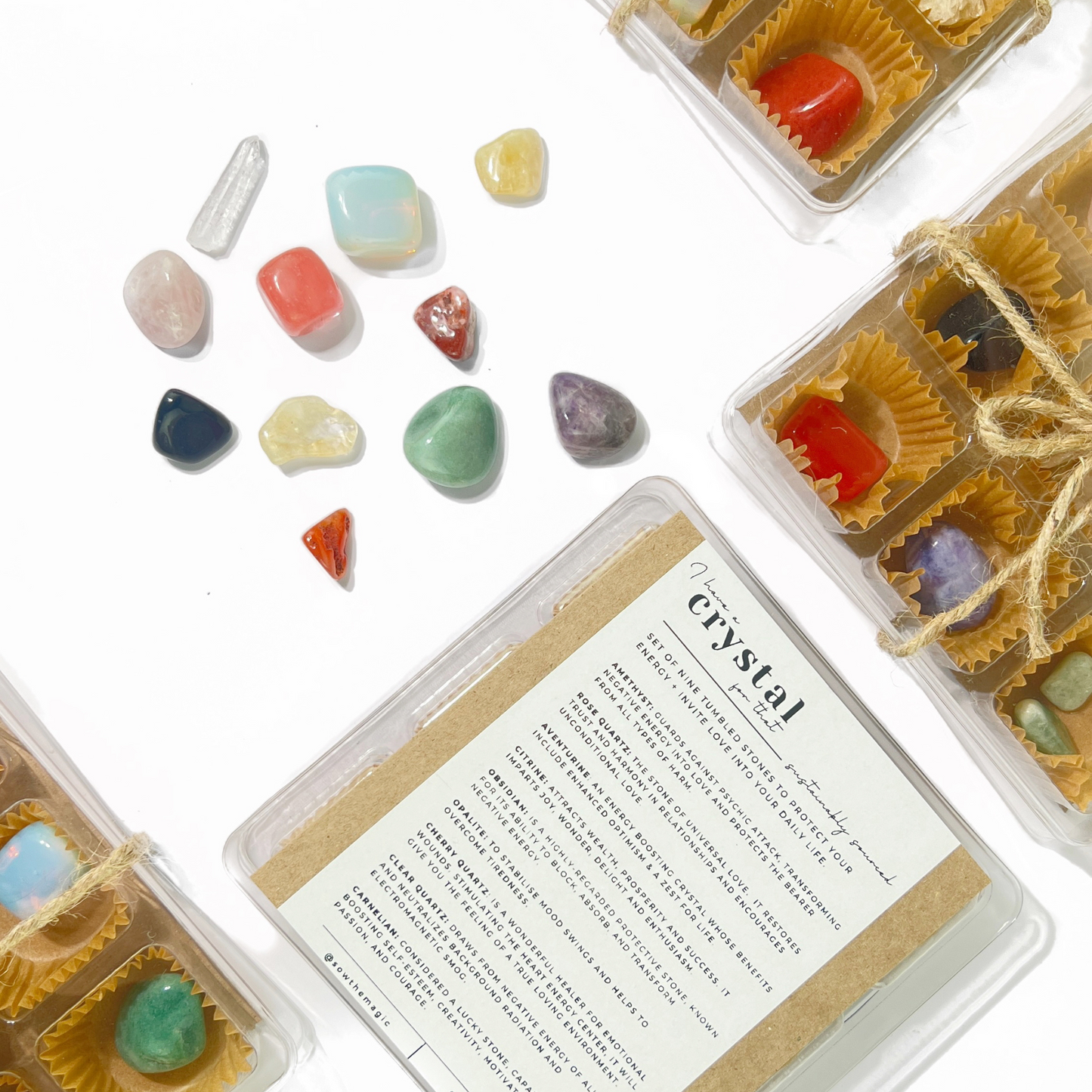 I have a ❤️ CRYSTAL for that! Natural Tumbled Gemstone Set