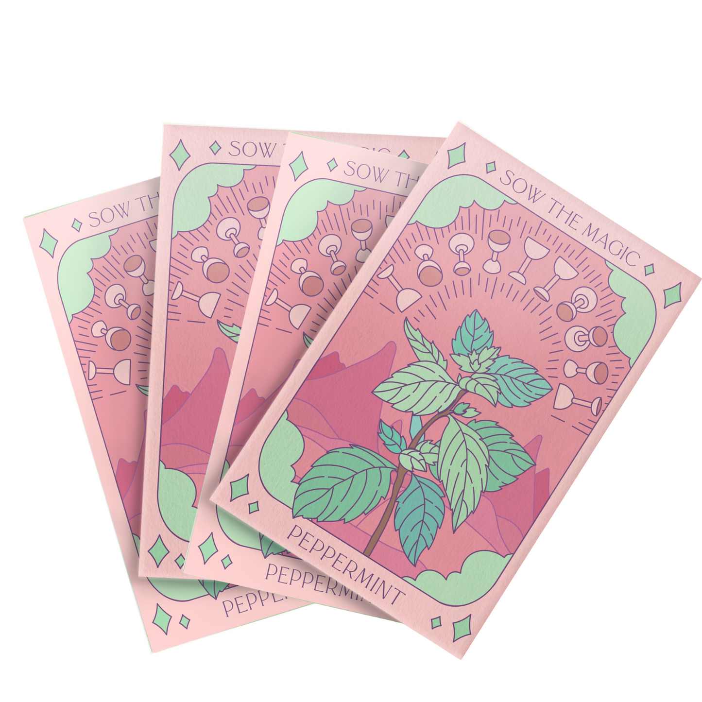 Peppermint Tarot Seed Packet