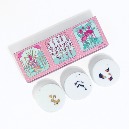 Floral Tarot Shower Steamer Trio With Botanicals