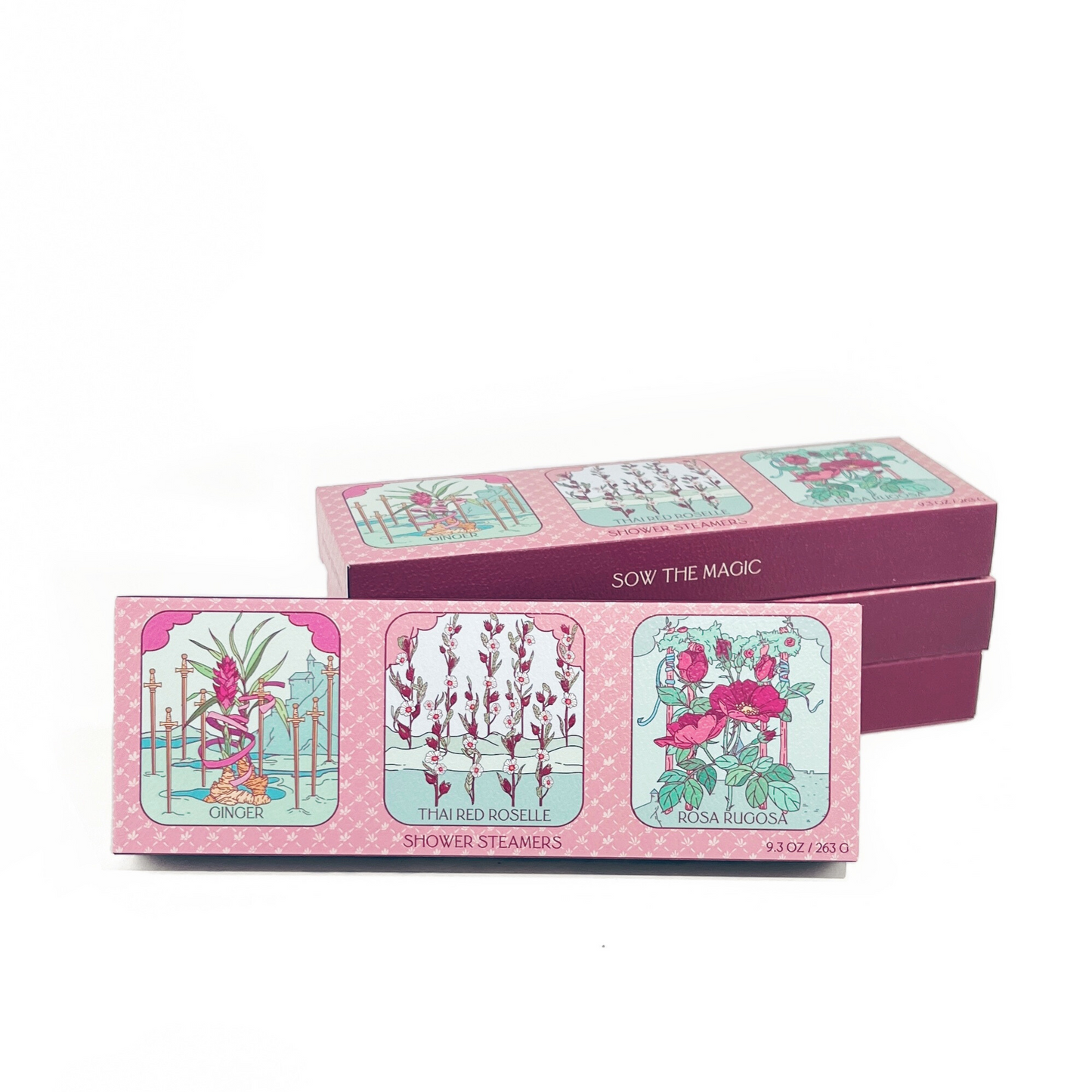 Floral Tarot Shower Steamer Trio With Botanicals