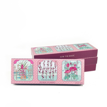 Floral Tarot Shower Steamer Trio With Botanicals
