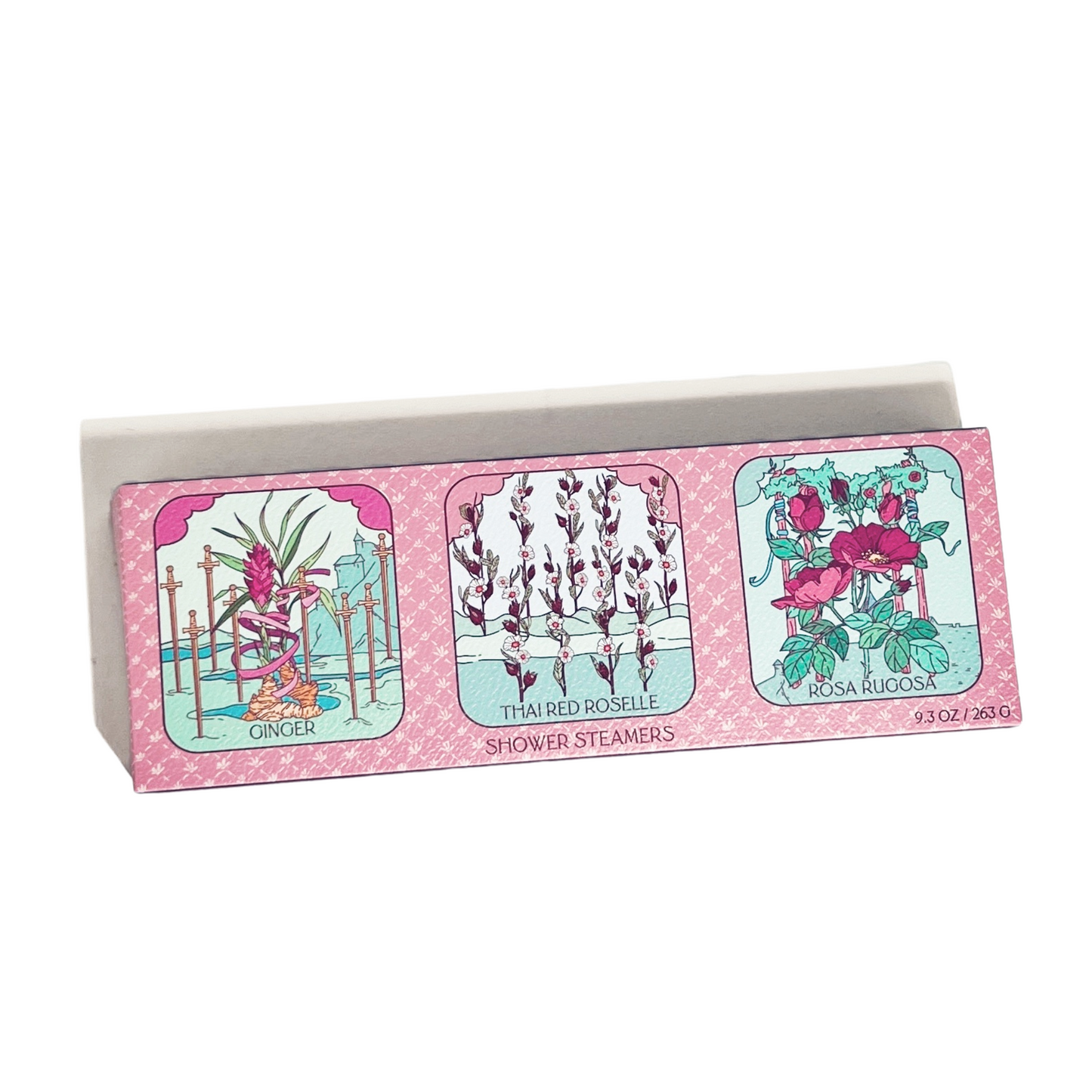 Floral Tarot Shower Steamer Trio With Botanicals