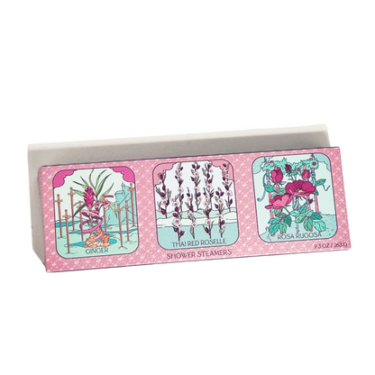 Floral Tarot Shower Steamer Trio With Botanicals