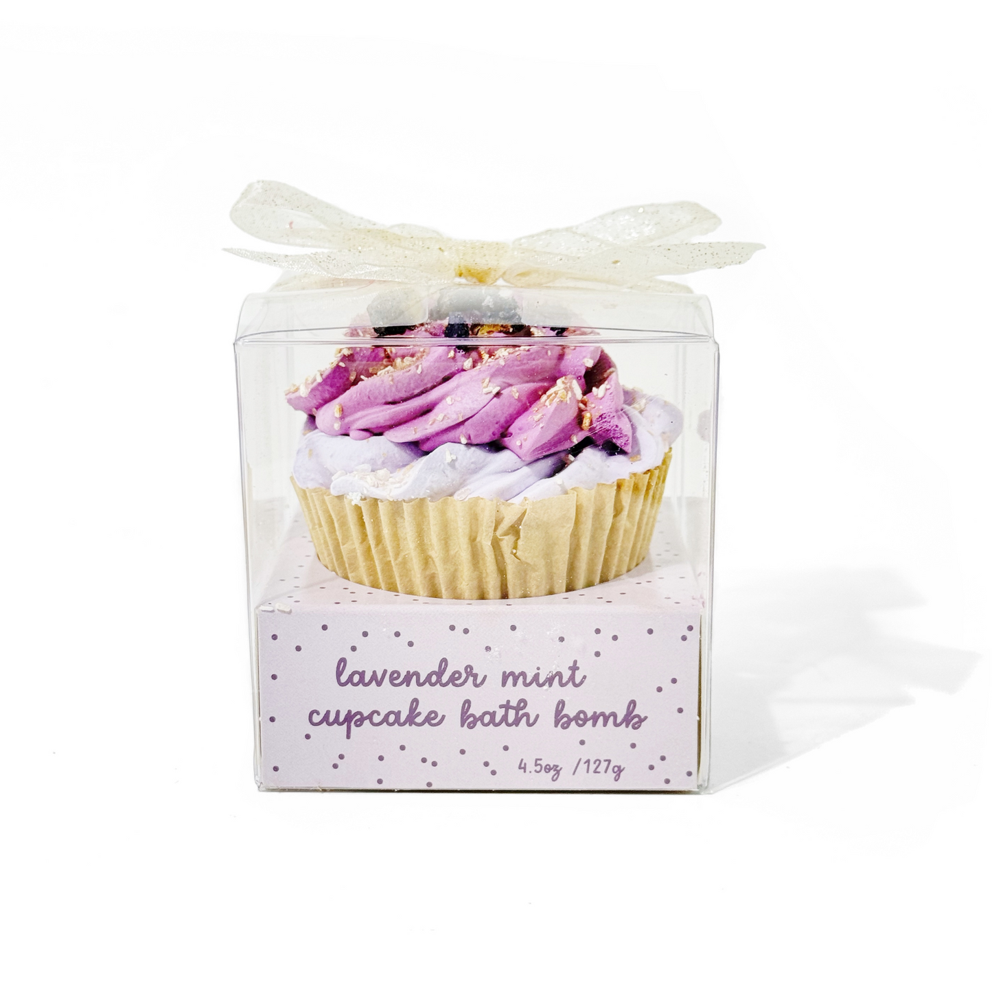Lavender Mint Cupcake Bath Bomb