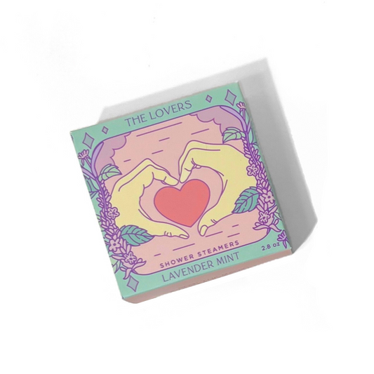 The Lovers Shower Steamer Set in Lavender Mint