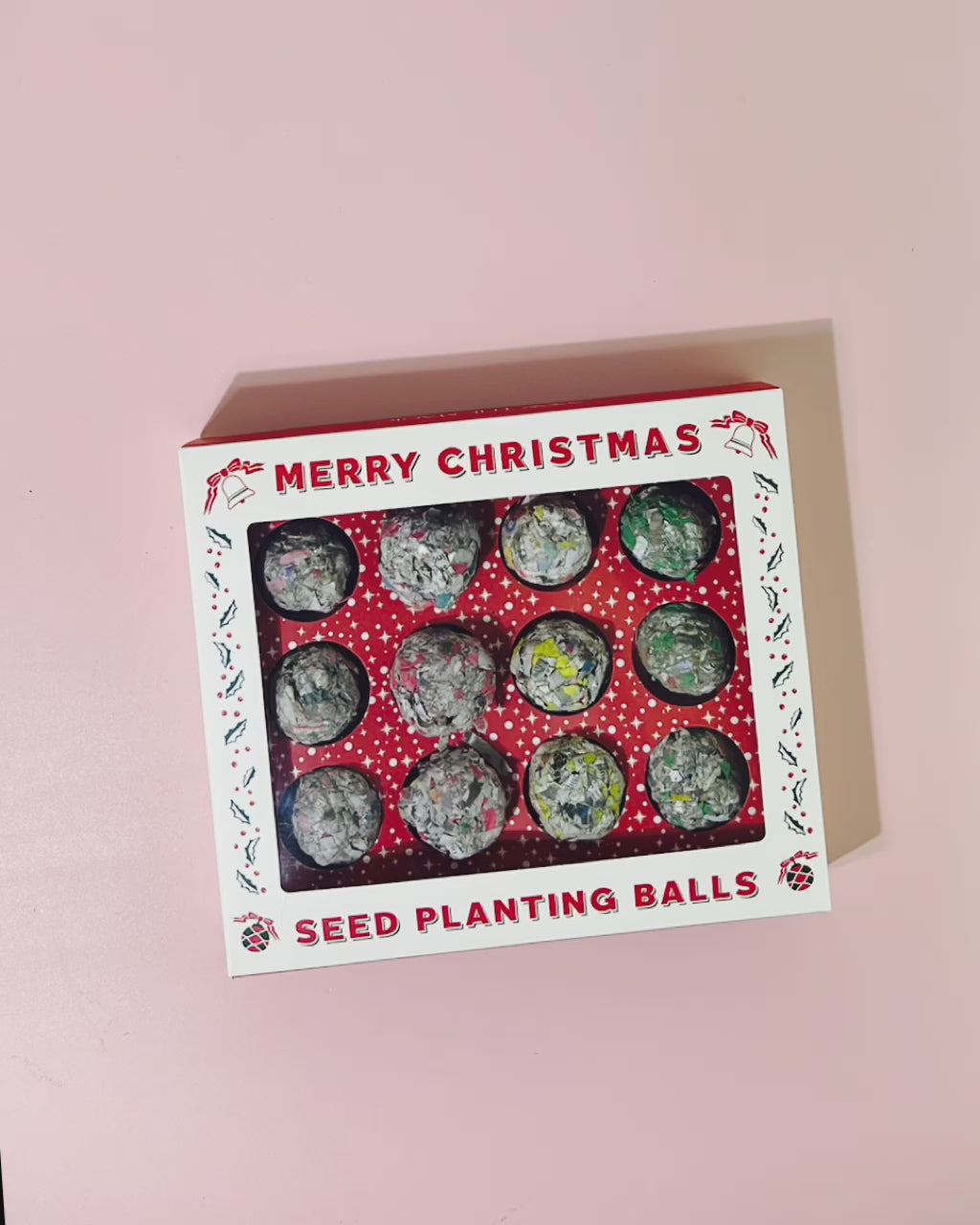 12 Days of Planting Christmas Seed Ball Set