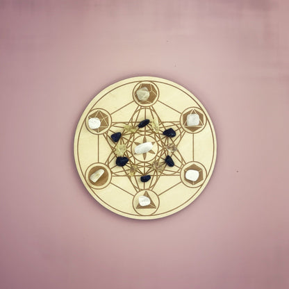 Healing Metatron's Crystal Grid Board
