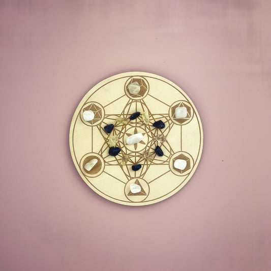 Healing Metatron's Crystal Grid Board
