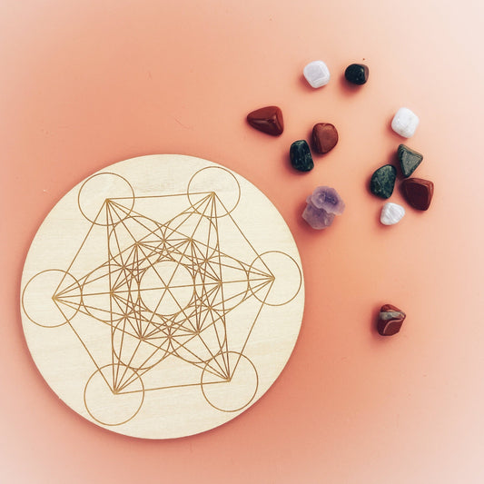 Energy Merkaba Metatron's Crystal Grid Board
